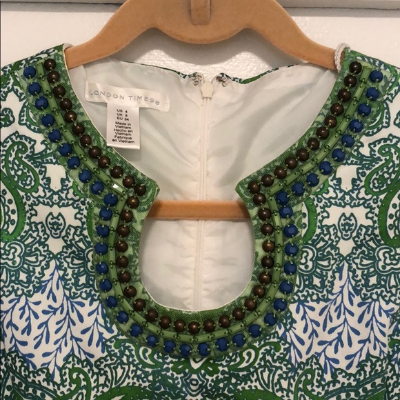 London Times Garden Party Dress - Picture 2 of 3